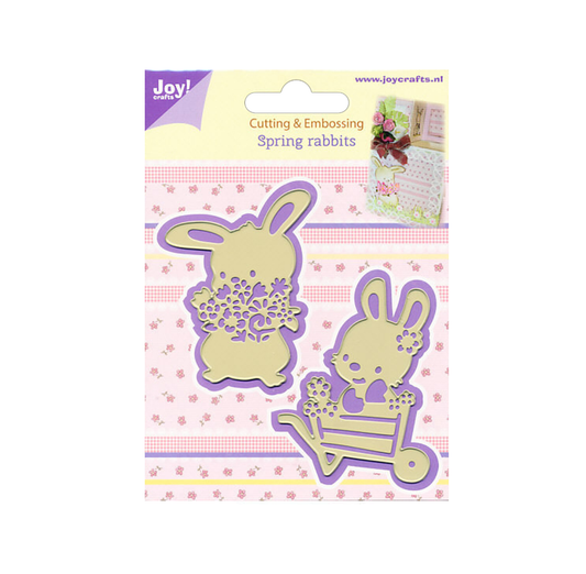 Joy! crafts cutting & embossing Spring rabbits