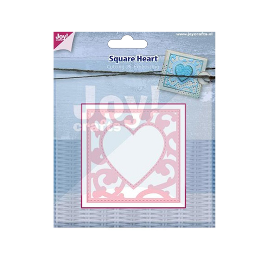 Joy! crafts cutting & embossing square heart