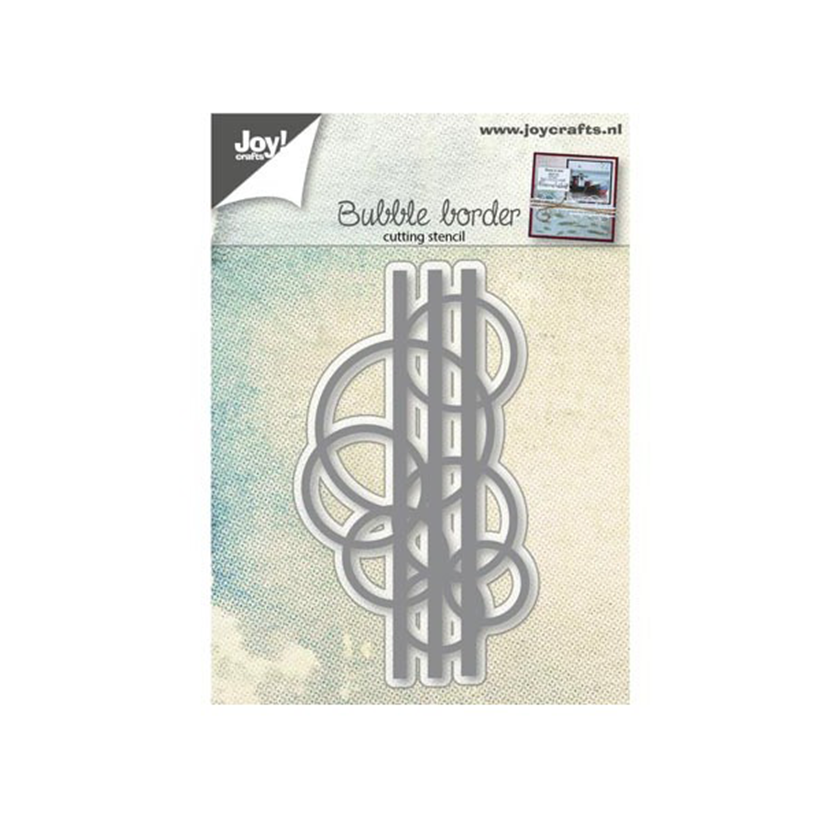 Joy! crafts cutting stencil Bubble border