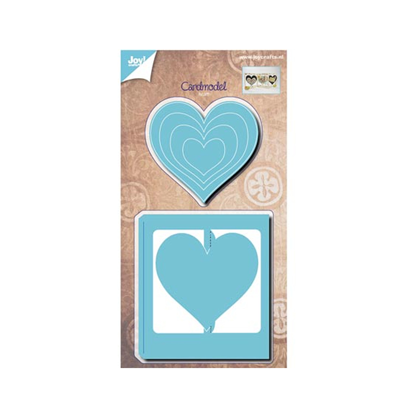 Joy! crafts cutting stencil kaartmodel hart