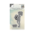 6002/0674 Women with loundry basket