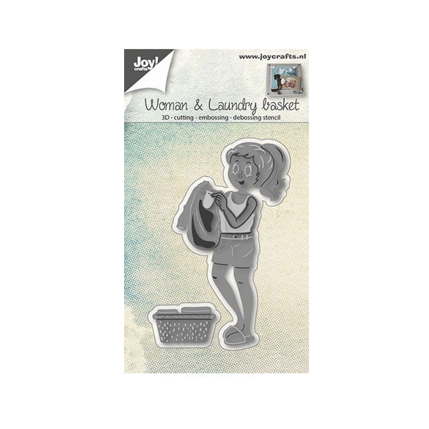 6002/0674 Women with loundry basket
