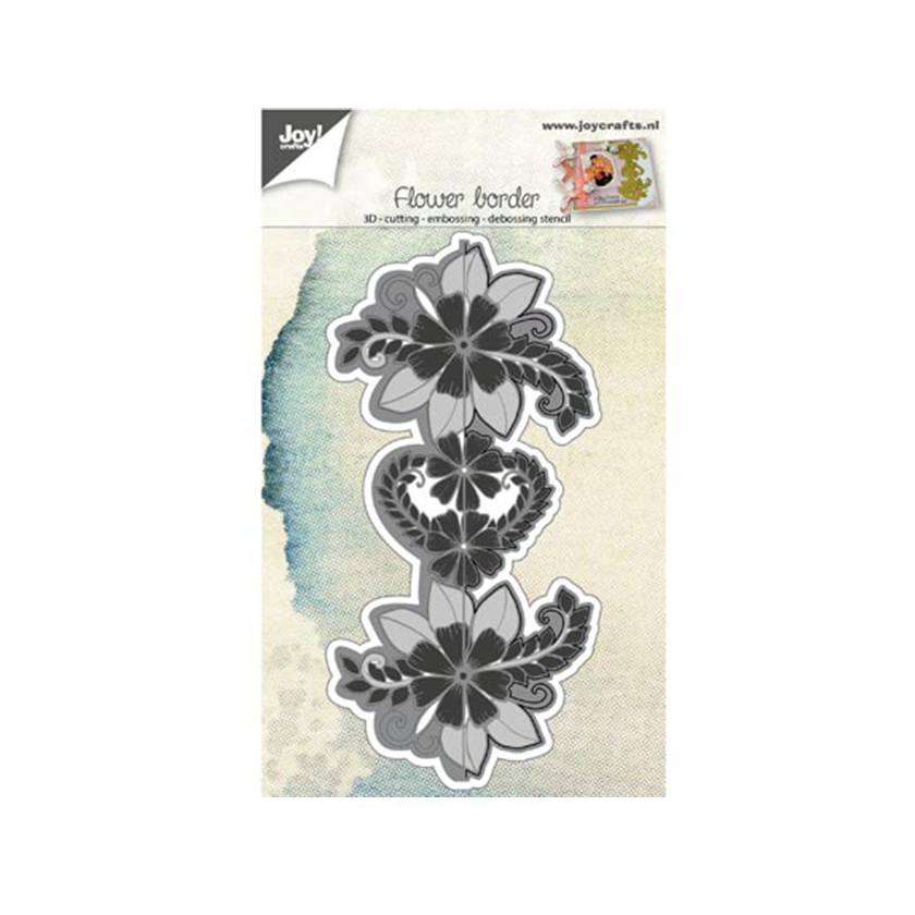 Joy! crafts cutting, embossing & debossing flower border