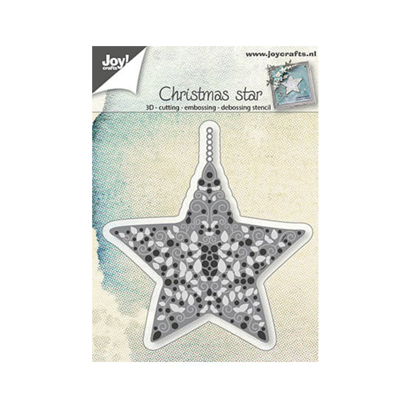 Joy! crafts cutting, embossing & debossing Christmas star