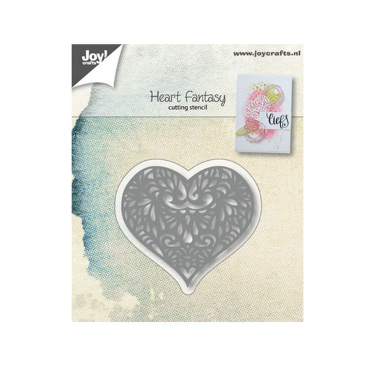 Joy! crafts cutting stencil heart fantasy