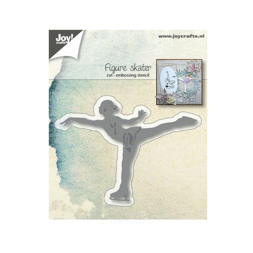 Joy! crafts cutting stencil Figure skater