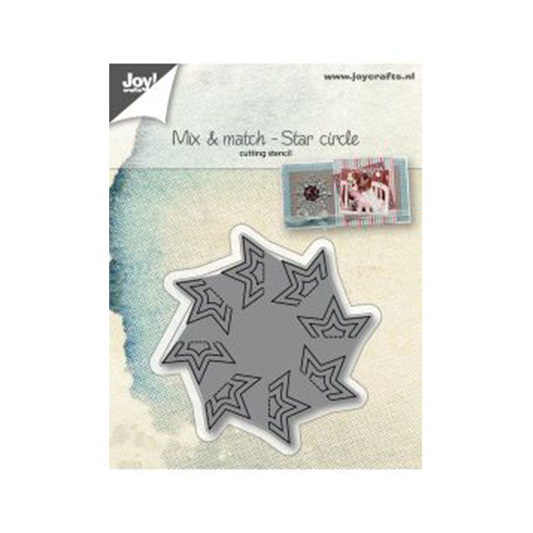 Joy! crafts cutting stencil Mix & Match star circle