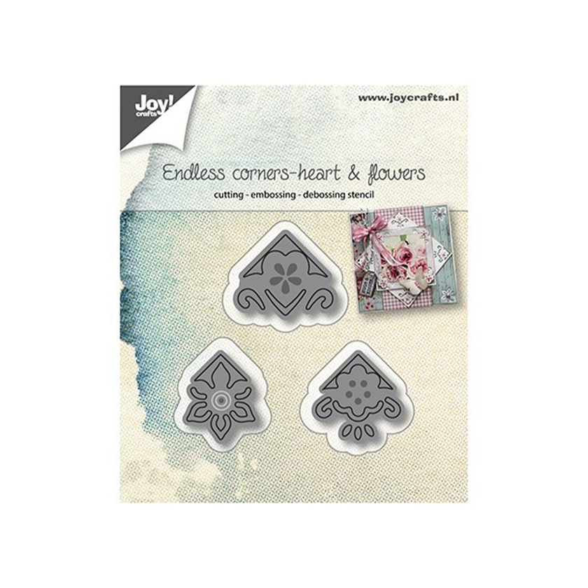 6002/1091 Endless corners heart & flowers