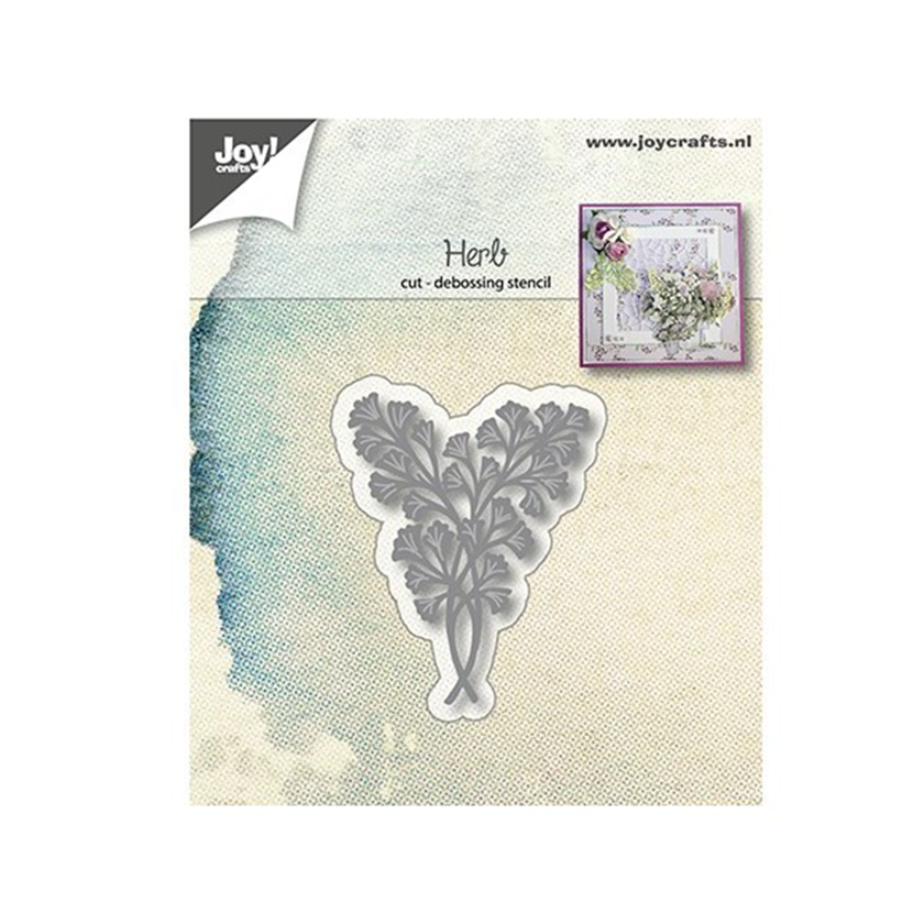 Joy! crafts cutting & debossing stencil Herb