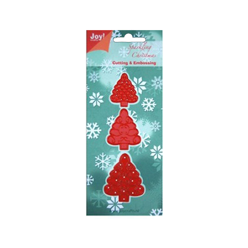 Joy! crafts cutting & embossing Sparkling christmas trees