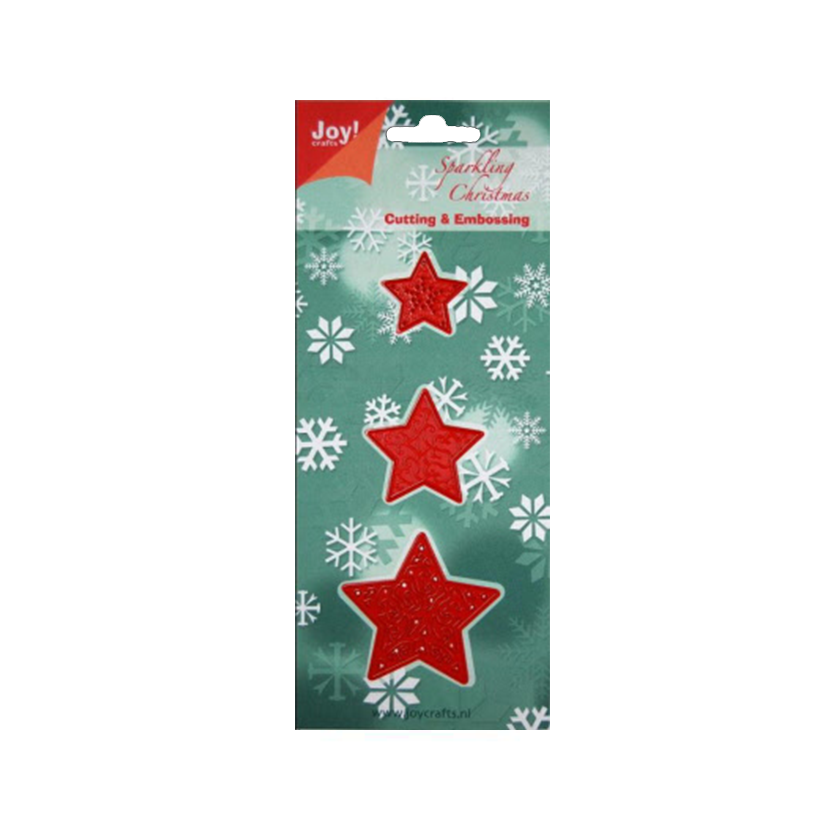 Joy! crafts cutting & embossing Sparkling christmas kerststerren