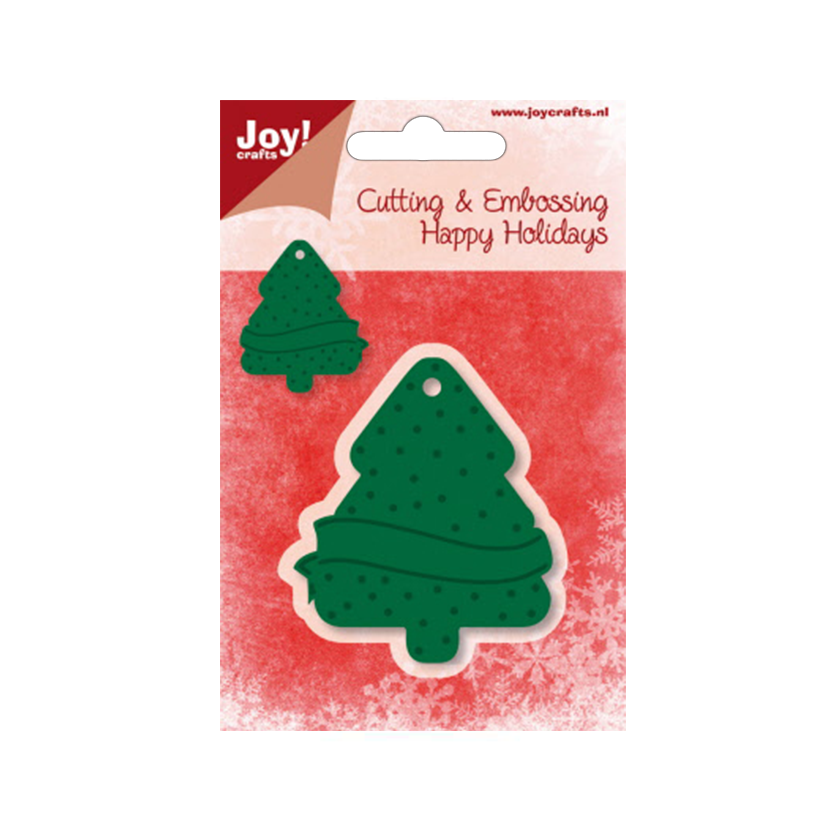 Joy! crafts cutting & embossing kerstboom hanger