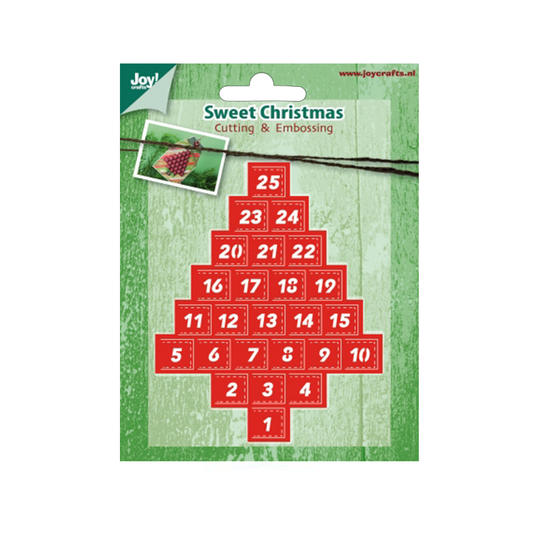 Joy! crafts cutting & embossing Sweet christmas advent kalender