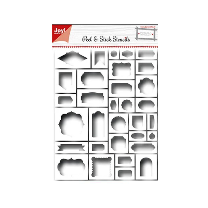 Joy! crafts Peel & stick stencils labels