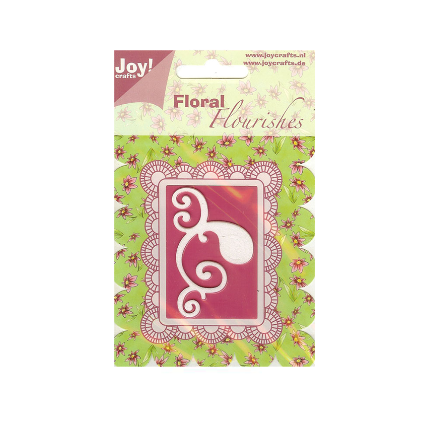 Joy! crafts cutting stencil Floral flourishes swirl