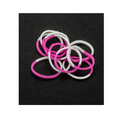 elastiekjes roze wit