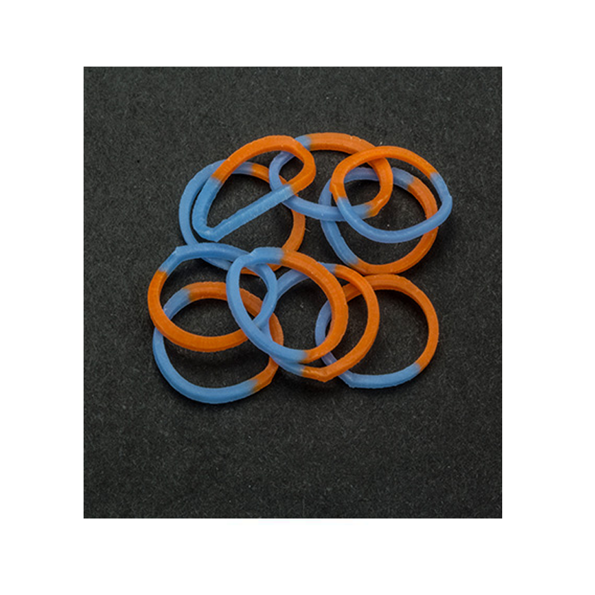 elastiekjes Oranje blauw