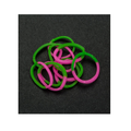 elastiekjes roze-groen