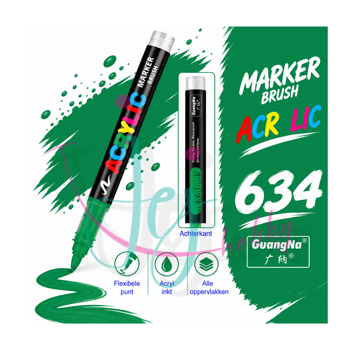Guangna acrylmarker kleur 634