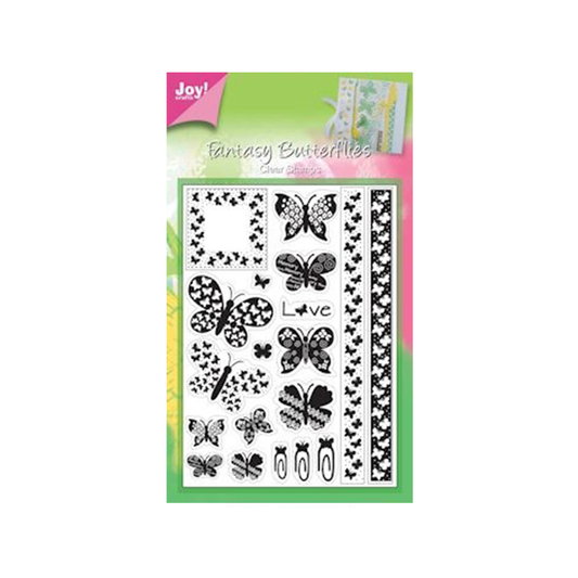 Clear stamps Joy crafts Fantasy butterflies