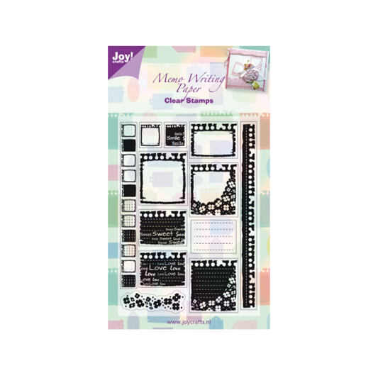 stamps Joy crafts memo writing paper