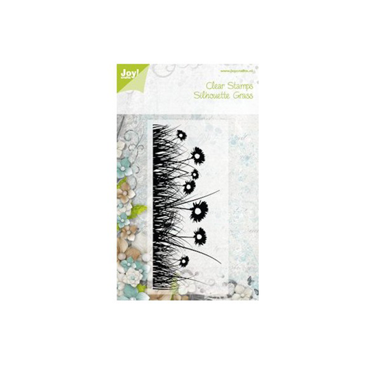 clear stamps Joy crafts Silhouette grass