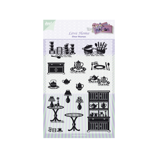 Clear stamps Joy crafts Love home