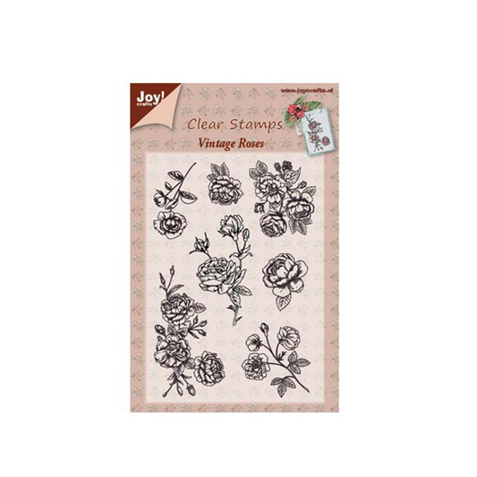 Clear stamps Joy crafts Vintage roses