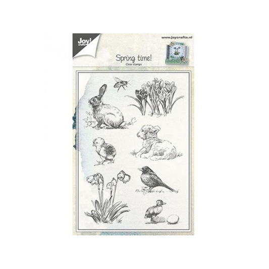 Clear stamps Joy crafts spring time