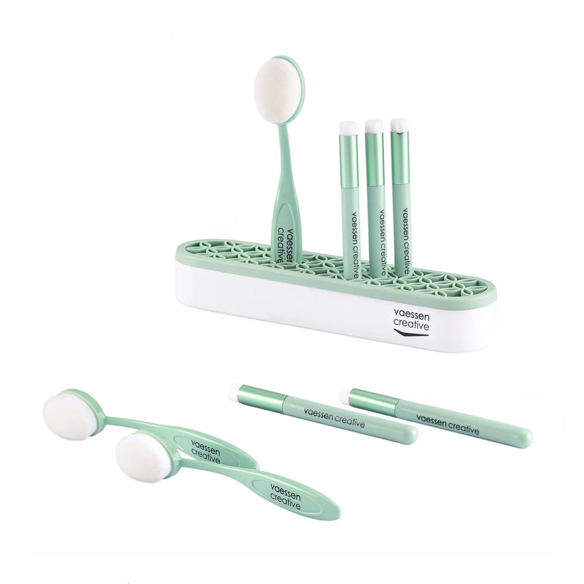 7005-018 Blending Brushes + Holder