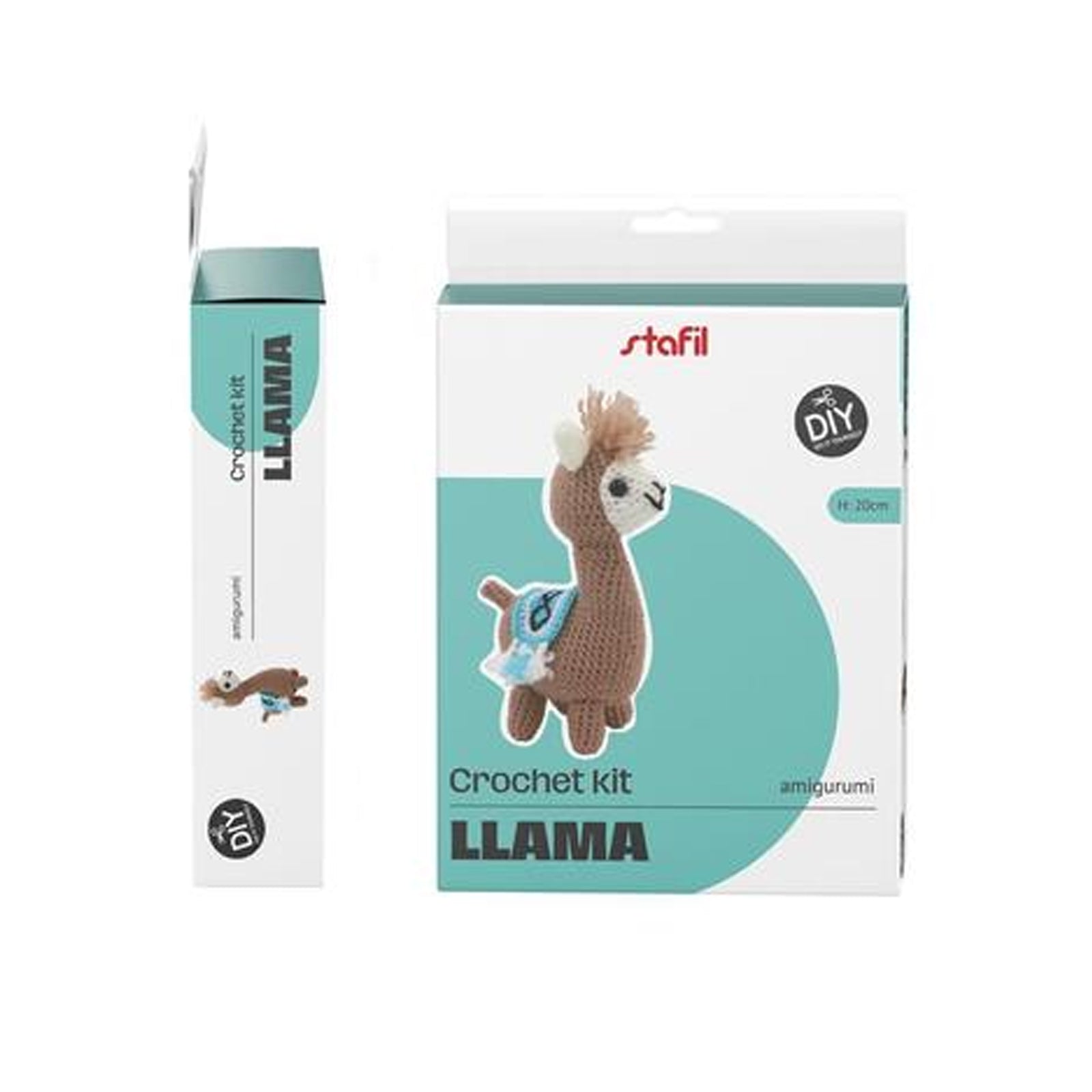 LLama Amigurumi haakpakket Stafil
