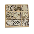 811500-0142, Houten ornamenten dennenappel, jej hobby