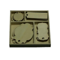 811500-0201, Houten ornamenten label jej hobby 