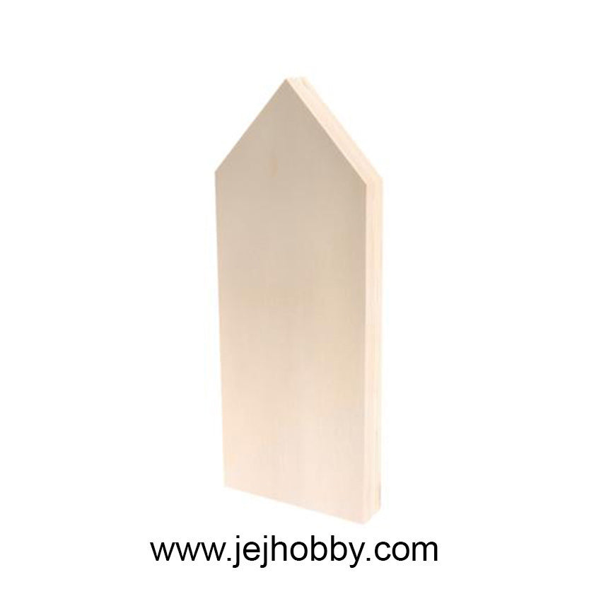 8648-01, Houten huisje plat, klein stafil, jej hobby