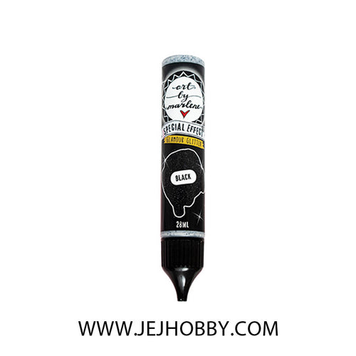 ABM-ES-ACP03acryl paint Glitter glamour black, jej hobby 