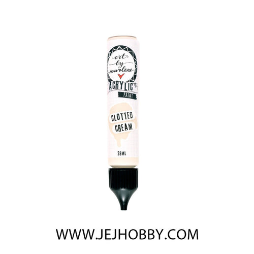 ABM-ES-ACP25, acryl paint marlene, Clotted cream, jej hobby