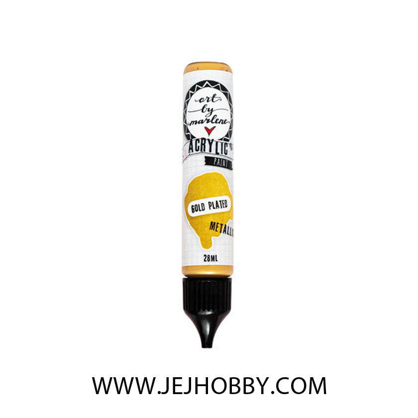 ABM-ES-ACP41, acryl paint marlene, Gold plated, jej hobby