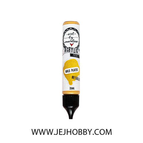 ABM-ES-ACP41, acryl paint marlene, Gold plated, jej hobby