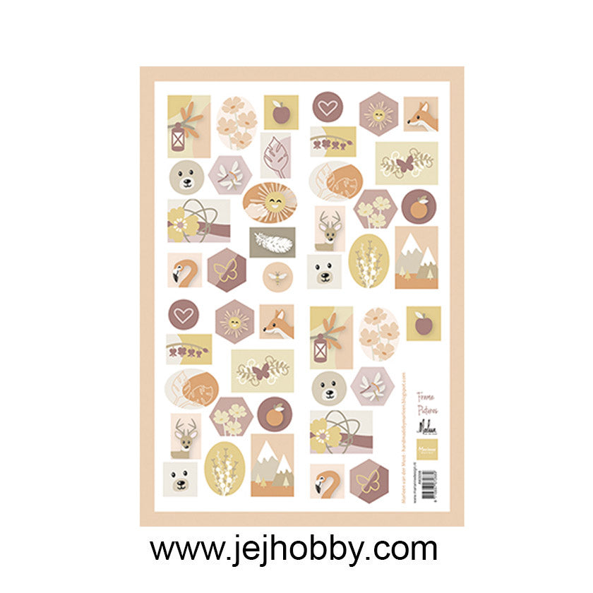 AK0098, Frame Pictures by Marleen, Marianne Design, Jej hobby