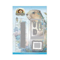 Berrie's Beauties Groundhog Notebook snijmallenset BBD10139 van Find It Trading met ringband-notitierand, Polaroid-kader, paperclip, mini-tags en kaders voorzien van stiksteekdetails.