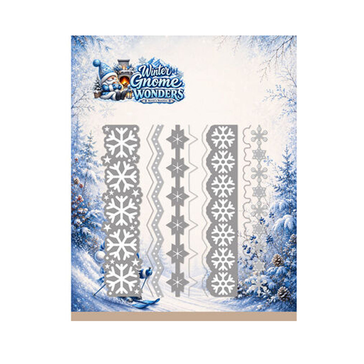 BBD10143 Snowflake Border snijmal