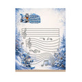 Berrie's Beauties Winter Gnome Wonders Winter Gnome Melodies snijmallenset (BBD10144) van Find It Trading met rechte en golvende notenbalken, g-sleutels en losse muzieknoten