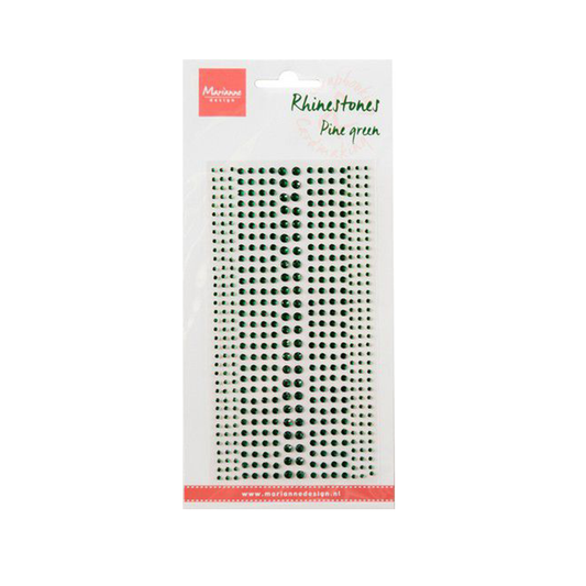 Marianne design rhinestones pine green