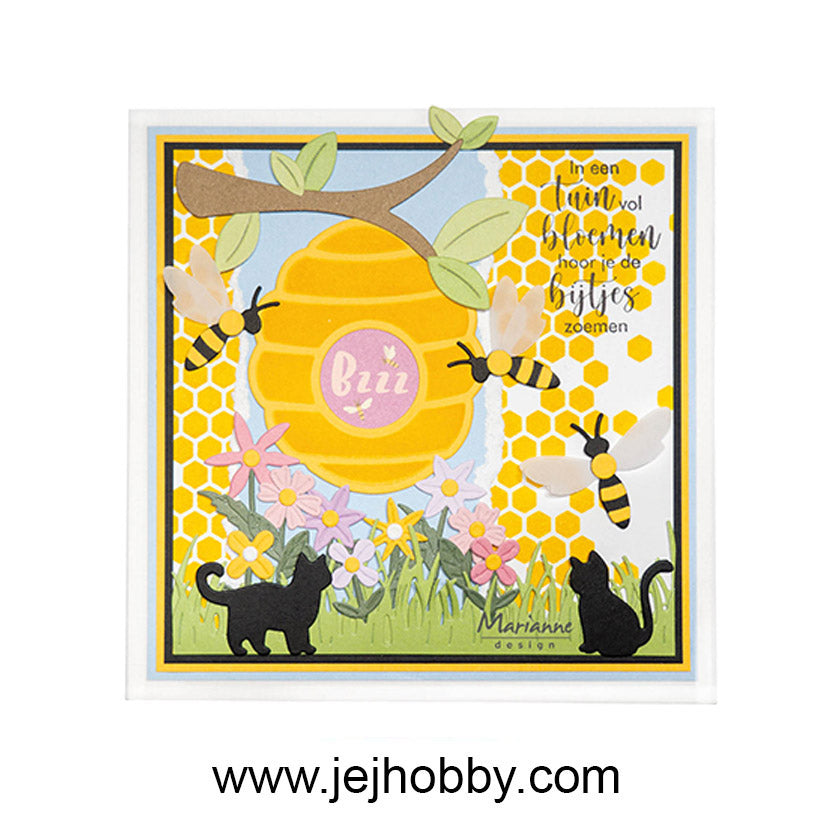 CA3199 Stickers, Hello Spring by Marleen