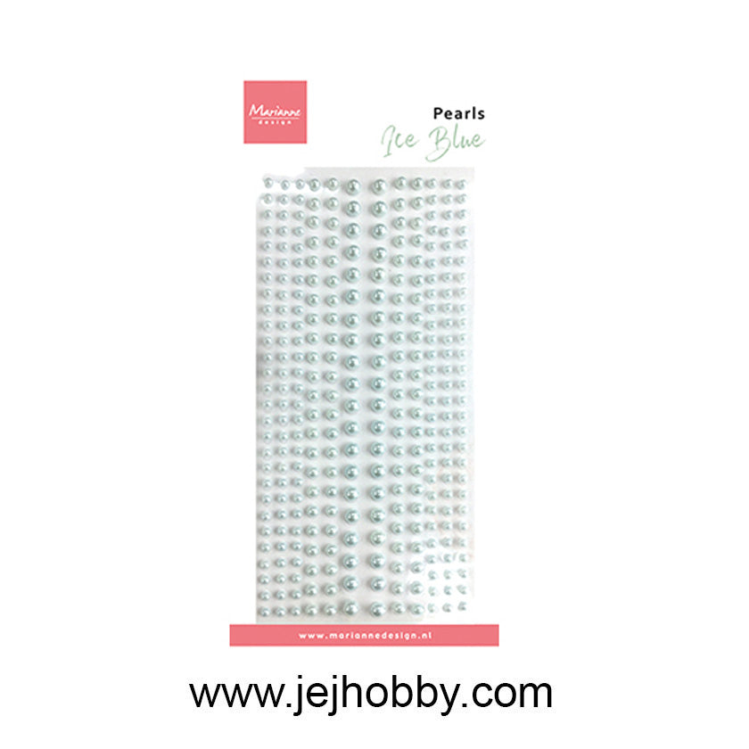 CA3210 ice blue pearls, Marianne Design, jej hobby