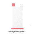 CA3219, Hearts pearls white, Marianne design, jej hobby