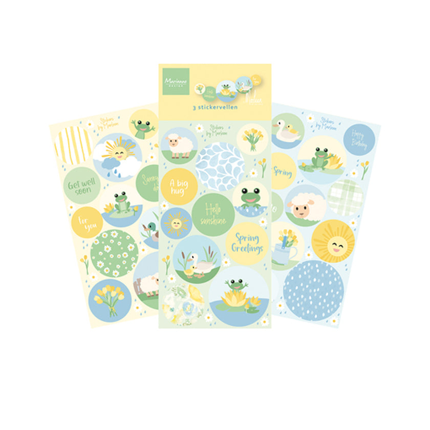 CA3223, Dreamy Meadow, stickers, Marianne Design, jej hobby
