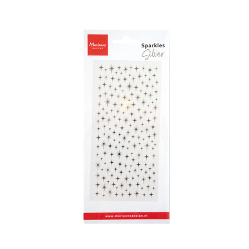 CA3229 Sparkles Silver van Marianne Design. Dit zijn stickers voor hobby