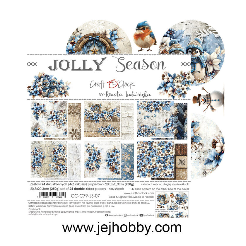CC-C79-JS-09, Jolly season, craft o Clock, jej hobby