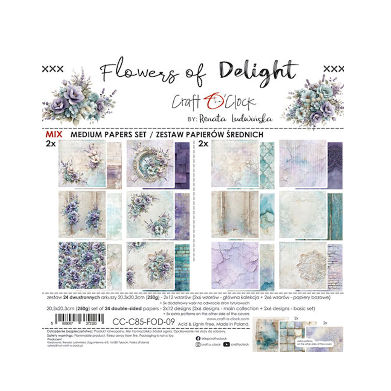 CC-C85-FOD-09, Flowers of Delight van Craft O Clock, jej hobby